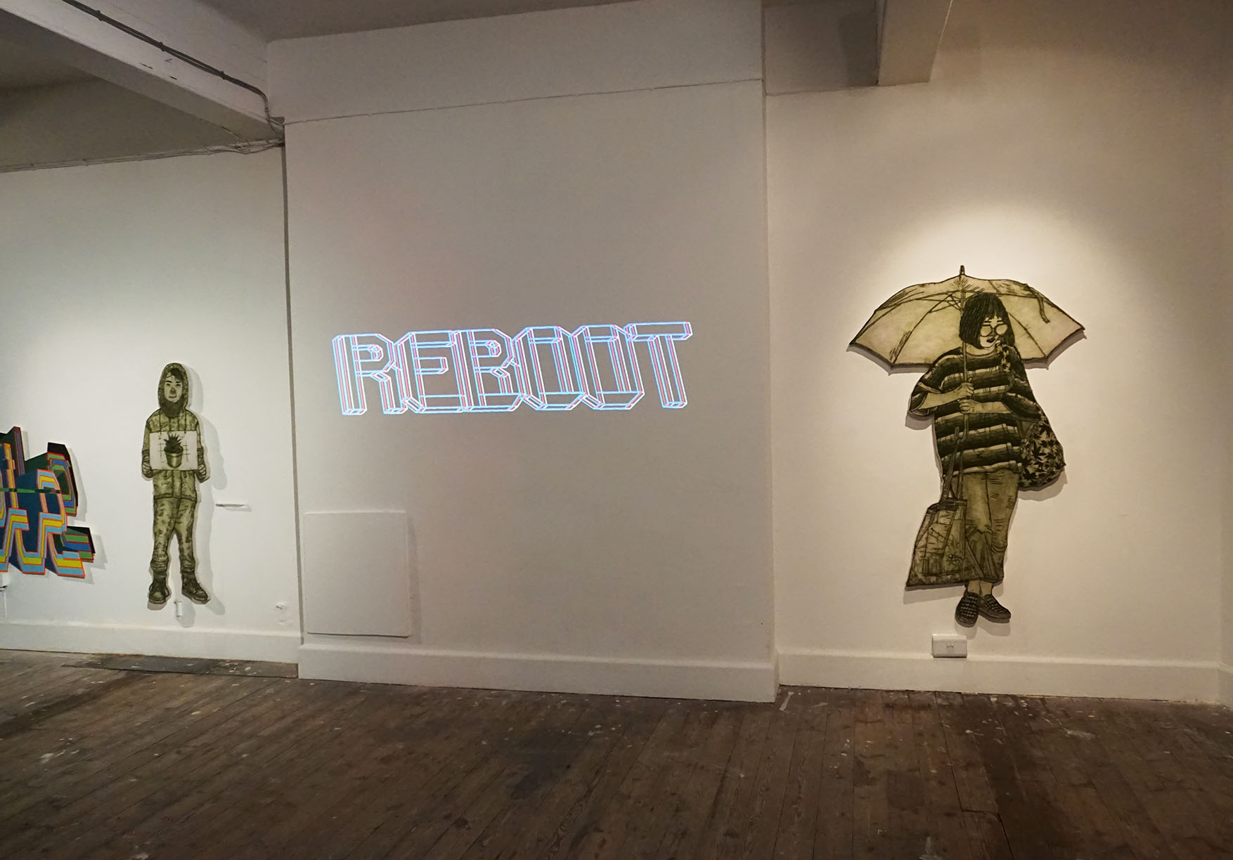 REBOOT Printemps x Green Riot, Agence en residence, Surface gallery, nottingham, uk. art, exposition, reboot
